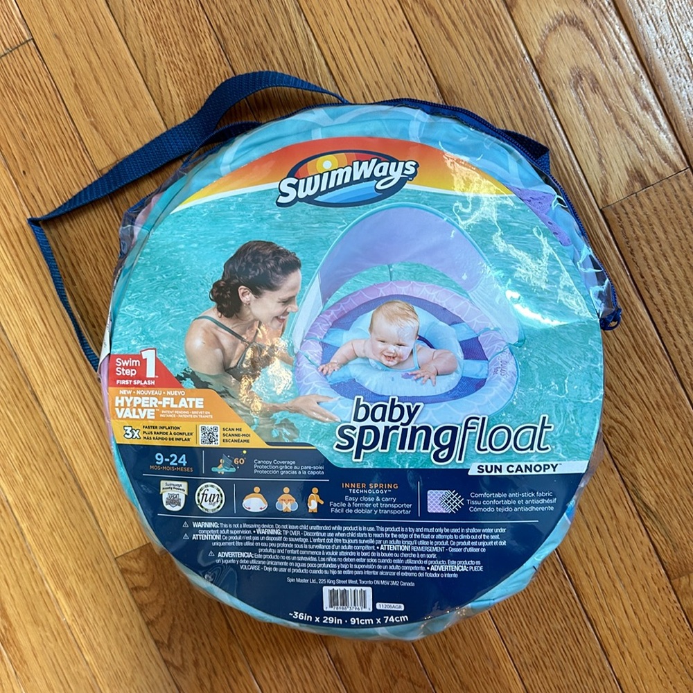 SwimWays Baby Spring Float with Sun Canopy